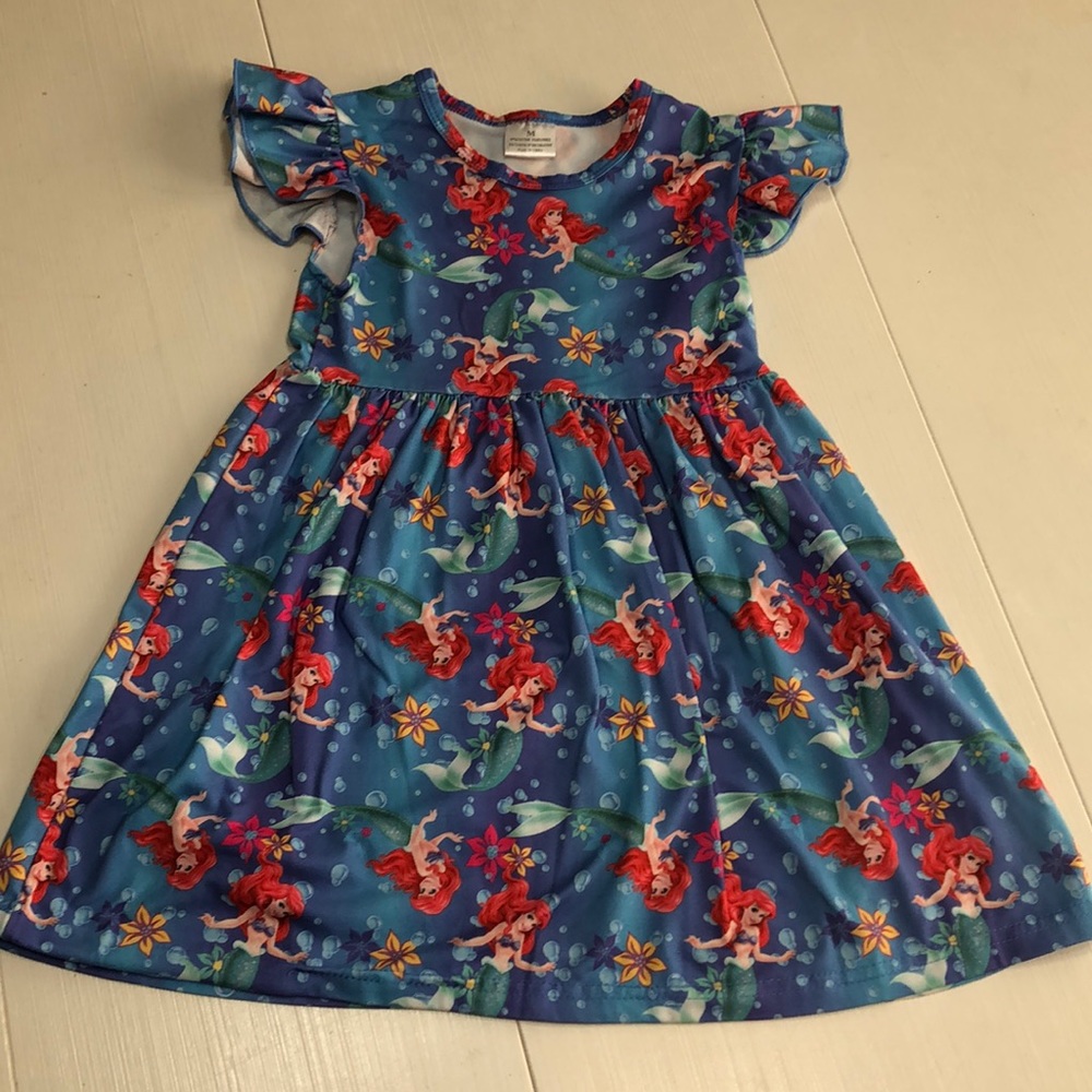 Little mermaid dress - toddler girls Ariel mermaid dress
